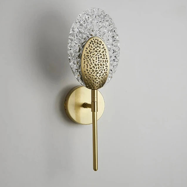 Arandela de Parede com LED e Cúpula de Acrílico - Coleção de Luxo Prestigea