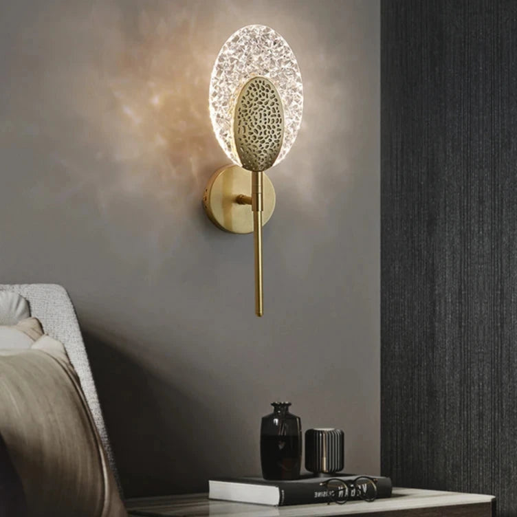 Arandela de Parede com LED e Cúpula de Acrílico - Coleção de Luxo Prestigea