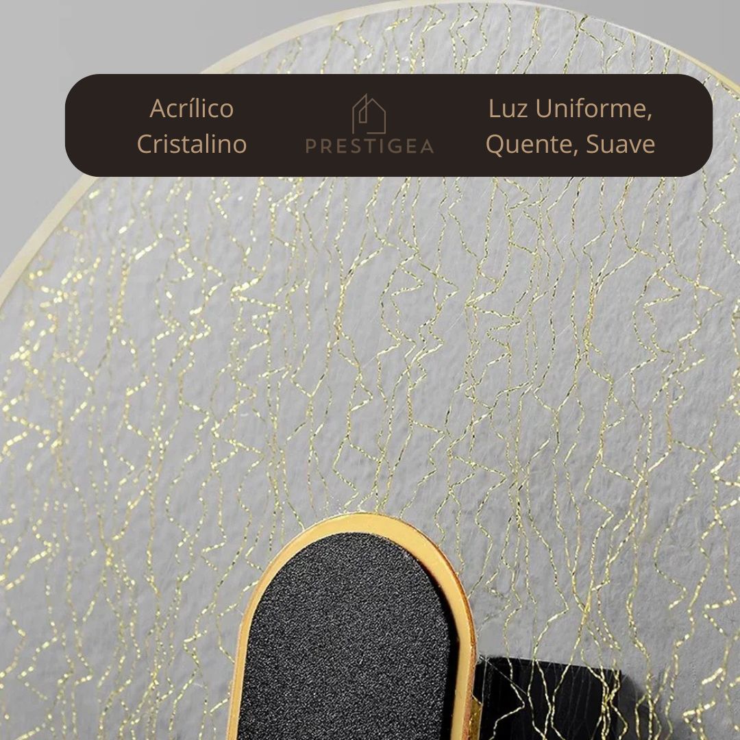 Arandela de Parede Golden Prestigea
