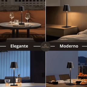 Luminária de Mesa Estilo Poldina Pro Recarregável