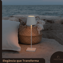 Luminária de Mesa Estilo Poldina Pro Recarregável