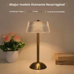 Luminária de Mesa Golden Diamond [Edição de Luxo]