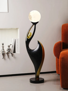 Luminária de Chão Luxuosa em Resina Artística Moderna Prestigea