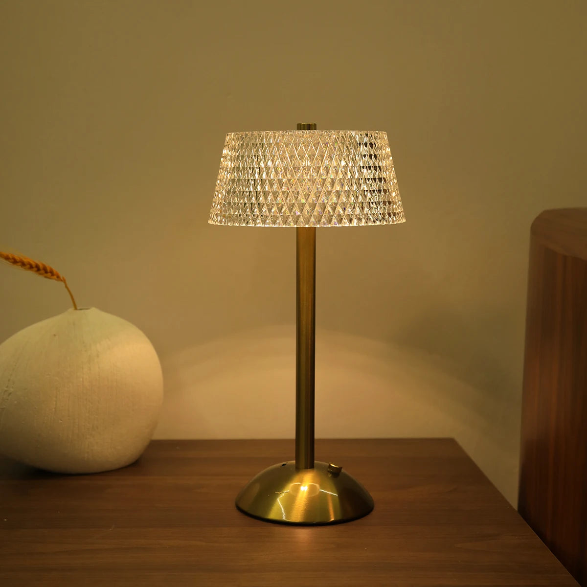 Luminária de Mesa Golden Diamond [Edição de Luxo]