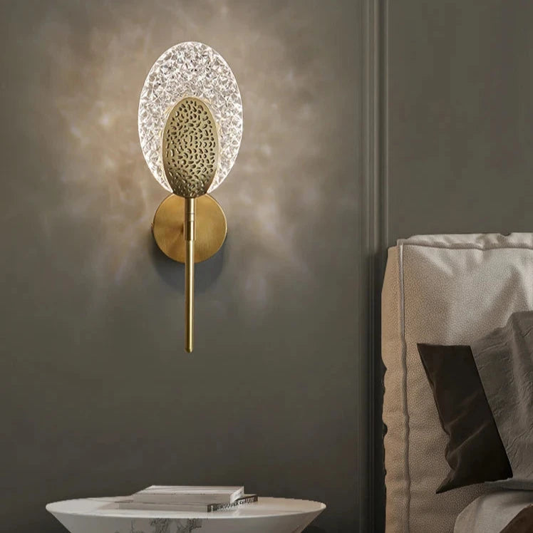 Arandela de Parede com LED e Cúpula de Acrílico - Coleção de Luxo Prestigea