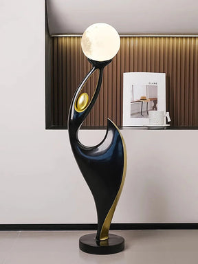 Luminária de Chão Luxuosa em Resina Artística Moderna Prestigea