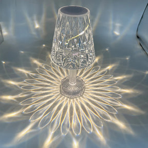 Luminária de Mesa Cristal Diamantina LED - Prestigea