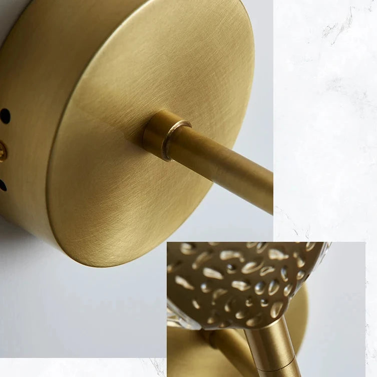 Arandela de Parede com LED e Cúpula de Acrílico - Coleção de Luxo Prestigea