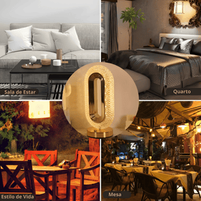 Luminária de Mesa - Cristal Italiano [Coleção de Luxo]