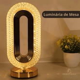 Luminária de Mesa - Cristal Italiano [Coleção de Luxo]
