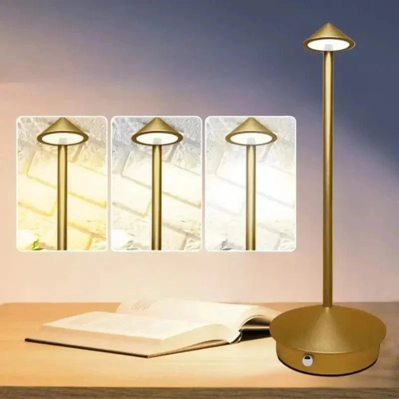 Luminária de Mesa Decorativa Sem Fio Recarregável Prestigea