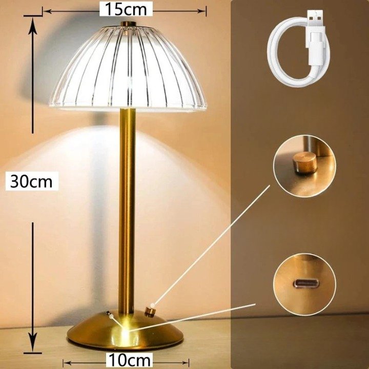 Luminária de Mesa Vintage Sem Fio Prestigea