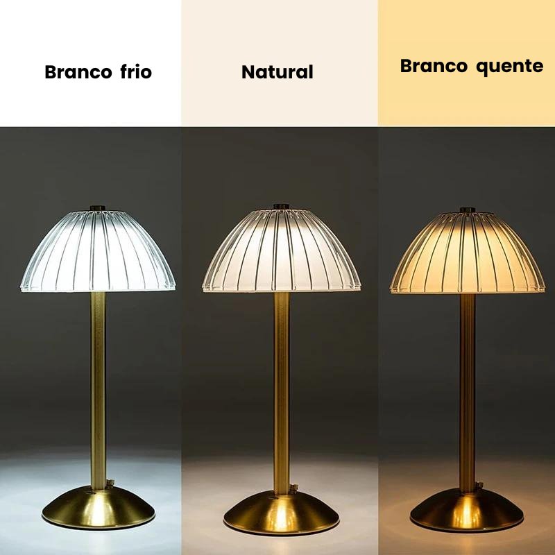 Luminária de Mesa Vintage Sem Fio Prestigea